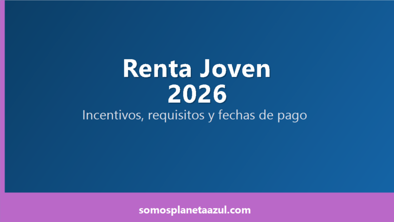 Portada de Renta Joven 2026 con incentivos, requisitos y fechas de pago para estudiantes